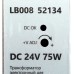 LB008 Трансформатор электронный для светодиодной ленты на DIN-рейку 75W 24V 32*125.2*102мм IP20, LB008