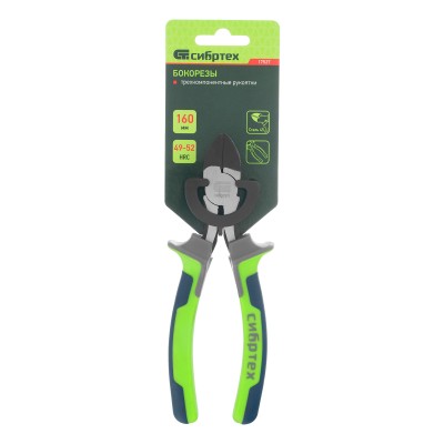 Бокорезы, 160 мм, фосфатирование, трехкомпонентные рукоятки Сибртех Бокорезы, 160 мм, фосфатирование, трехкомпонентные рукоятки Сибртех