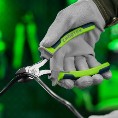 Бокорезы, 160 мм, фосфатирование, трехкомпонентные рукоятки Сибртех Бокорезы, 160 мм, фосфатирование, трехкомпонентные рукоятки Сибртех