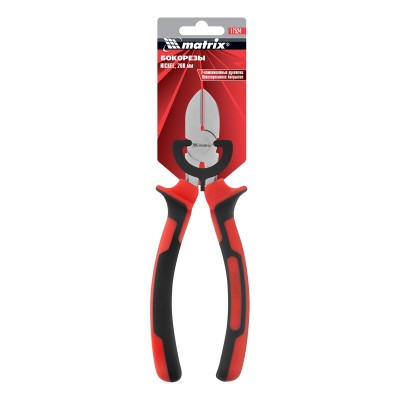 Бокорезы Nickel, 200 мм, никелированные, двухкомпонентные рукоятки Matrix