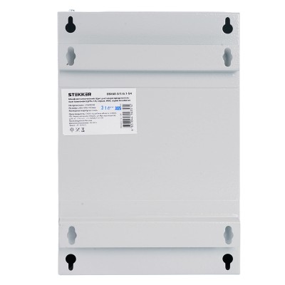 EBX60-3/1/6.1-54 Шкаф металлический ЩУРн-1/6 285*190*145 c DIN+МП IP54, серия ArcaMetal