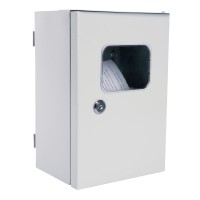EBX60-3/1/6.1-54 Шкаф металлический ЩУРн-1/6 285*190*145 c DIN+МП IP54, серия ArcaMetal