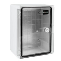 Корпус пластиковый ЩМПп STEKKER EBX60-6/04-65 IP65 c прозрачной дверью (280*210*130) пластик, серия ArcaWP65+ 50719