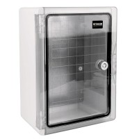 Корпус пластиковый ЩМПп STEKKER EBX60-6/05-65 IP65 c прозрачной дверью (350*250*150) пластик, серия ArcaWP65+ 50720