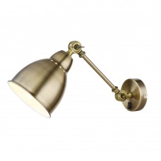 СВЕТИЛЬНИК НАСТЕННЫЙ ARTE LAMP A2054AP-1AB BRACCIO E27