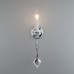 Настенный светильник с хрусталем 10120/1 хром Eurosvet