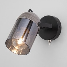 Настенный светильник в стиле лофт 20122/1 черный / серый Eurosvet