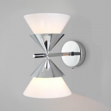 Настенный светильник со стеклянными плафонами 70138/2 хром Eurosvet