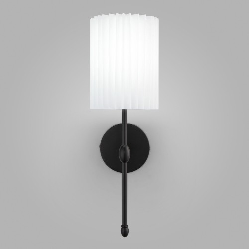 Настенный светильник с тканевым абажуром 60162/1 черный Eurosvet
