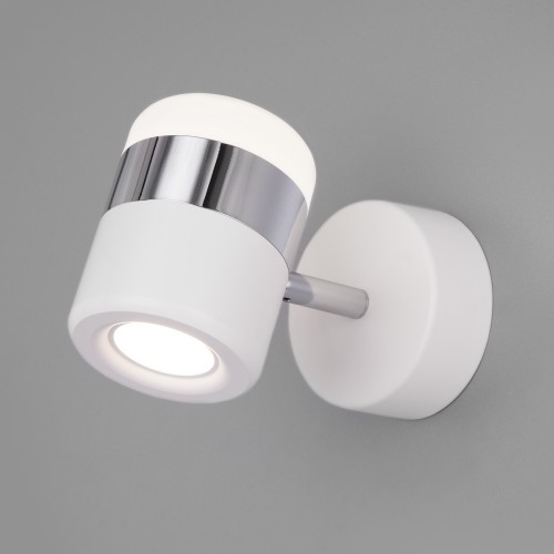 Настенный светодиодный светильник 20165/1 LED хром/белый Eurosvet