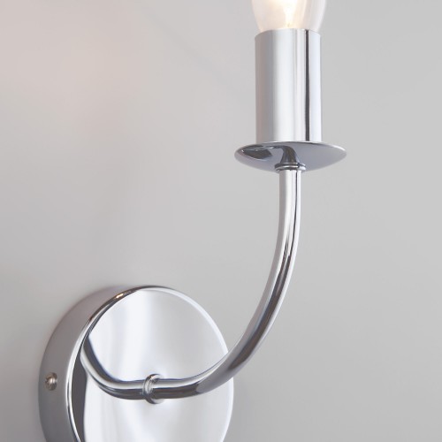 Настенный светильник в стиле лофт 60139/1 хром Eurosvet