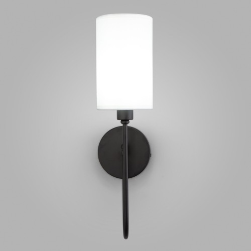 Настенный светильник с тканевым абажуром 60164/1 черный Eurosvet