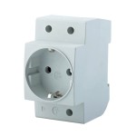 Розетки модульные на DIN-рейку для щитов и шкафов