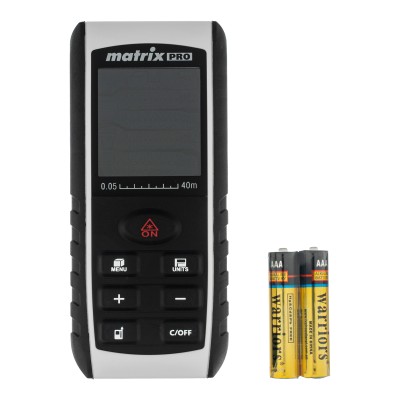 Лазерный дальномер LD-40,40 м,с электронным угломером Matrix Лазерный дальномер LD-40,40 м,с электронным угломером Matrix