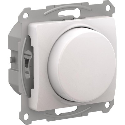 GLOSSA СВЕТОРЕГУЛЯТОР (диммер) поворотно-нажимной, LED, RC, 400Вт, механизм, ПЕРЛАМУТР