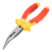 Длинногубцы изогнутые Insulated, 160 мм, двухкомпонентные рукоятки Matrix Professional Длинногубцы изогнутые Insulated, 160 мм, двухкомпонентные рукоятки Matrix Professional