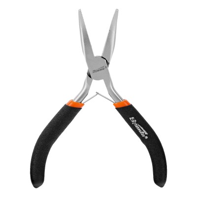 Длинногубцы изогнутые Mini, 130 мм, никелированные, авторазжим Sparta Длинногубцы изогнутые Mini, 130 мм, никелированные, авторазжим Sparta