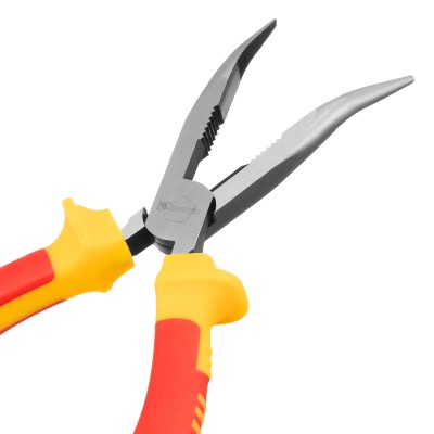 Длинногубцы изогнутые Insulated, 200 мм, двухкомпонентные рукоятки Matrix Professional Длинногубцы изогнутые Insulated, 200 мм, двухкомпонентные рукоятки Matrix Professional