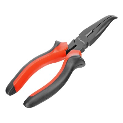 Длинногубцы изогнутые Black Nickel, 180 мм, двухкомпонентные рукоятки Matrix Длинногубцы изогнутые Black Nickel, 180 мм, двухкомпонентные рукоятки Matrix