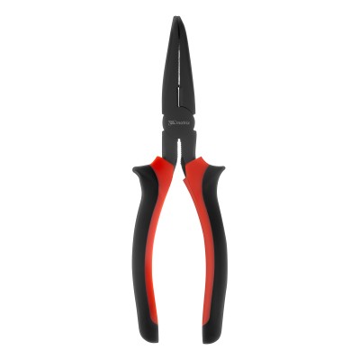 Длинногубцы изогнутые Black Nickel, 200 мм, двухкомпонентные рукоятки Matrix