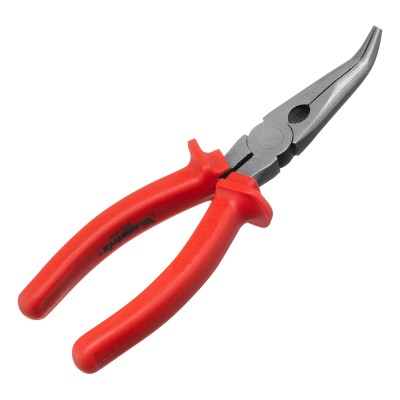 Длинногубцы изогнутые Econom, 200 мм, шлифованные, пластмассовые рукоятки Matrix Длинногубцы изогнутые Econom, 200 мм, шлифованные, пластмассовые рукоятки Matrix