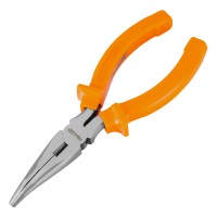 Длинногубцы изогнутые Classic, 160 мм, шлифованные, пластмассовые рукоятки Sparta Длинногубцы изогнутые Classic, 160 мм, шлифованные, пластмассовые рукоятки Sparta