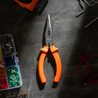 Длинногубцы изогнутые Classic, 160 мм, шлифованные, пластмассовые рукоятки Sparta Длинногубцы изогнутые Classic, 160 мм, шлифованные, пластмассовые рукоятки Sparta