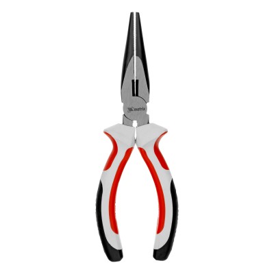 Длинногубцы прямые Premium, 180 мм, трехкомпонентные рукоятки Matrix