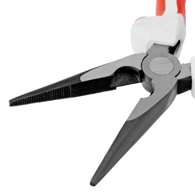 Длинногубцы прямые Premium, 180 мм, трехкомпонентные рукоятки Matrix