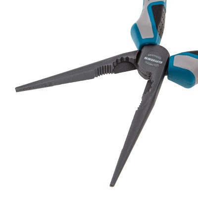 Длинногубцы прямые 205 мм, трехкомпонентные рукоятки Gross Длинногубцы прямые 205 мм, трехкомпонентные рукоятки Gross