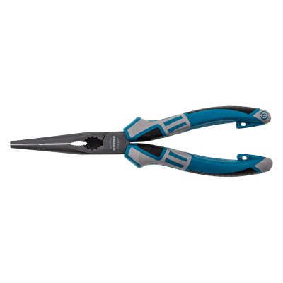 Длинногубцы прямые 205 мм, трехкомпонентные рукоятки Gross Длинногубцы прямые 205 мм, трехкомпонентные рукоятки Gross