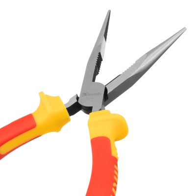 Длинногубцы прямые Insulated, 200 мм, двухкомпонентные рукоятки Matrix Professional Длинногубцы прямые Insulated, 200 мм, двухкомпонентные рукоятки Matrix Professional