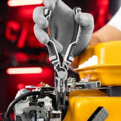 Длинногубцы прямые 205 мм, усиленная система, Pro Matrix