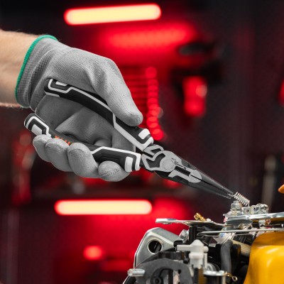 Длинногубцы прямые 205 мм, усиленная система, Pro Matrix