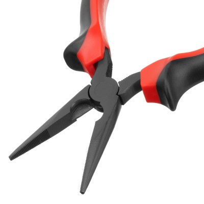 Длинногубцы прямые Black Nickel, 160 мм, двухкомпонентные рукоятки Matrix Длинногубцы прямые Black Nickel, 160 мм, двухкомпонентные рукоятки Matrix