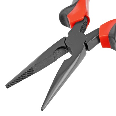 Длинногубцы прямые Black Nickel, 180 мм, двухкомпонентные рукоятки Matrix Длинногубцы прямые Black Nickel, 180 мм, двухкомпонентные рукоятки Matrix