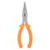 Длинногубцы прямые Classic, 160 мм, шлифованные, пластмассовые рукоятки Sparta