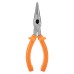 Длинногубцы прямые Classic, 160 мм, шлифованные, пластмассовые рукоятки Sparta