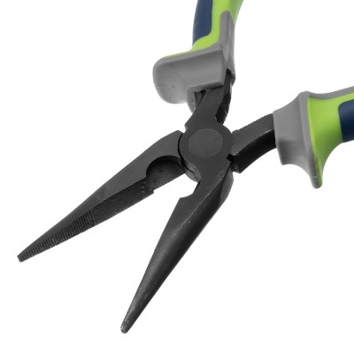 Длинногубцы прямые 180 мм, фосфатирование, трехкомпонентные рукоятки Сибртех Длинногубцы прямые 180 мм, фосфатирование, трехкомпонентные рукоятки Сибртех