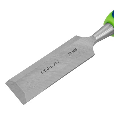 Долото-стамеска, 32 мм, двухкомпонентная рукоятка Сибртех Долото-стамеска, 32 мм, двухкомпонентная рукоятка Сибртех