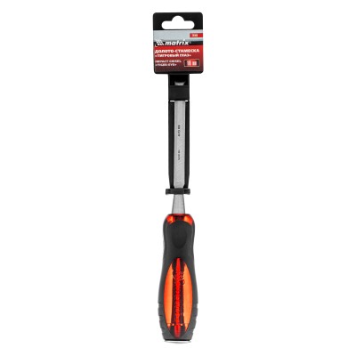 Долото-стамеска "Тигровый глаз", 10 мм, двухкомпонентная обрезиненная рукоятка Matrix