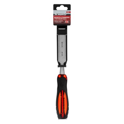 Долото-стамеска "Тигровый глаз", 22 мм, двухкомпонентная обрезиненная рукоятка Matrix