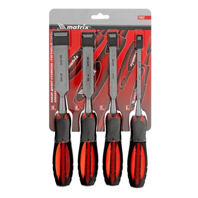 Набор долот-стамесок плоских "Тигровый глаз", 4 шт, 6-12-18-24 мм Matrix Набор долот-стамесок плоских "Тигровый глаз", 4 шт, 6-12-18-24 мм Matrix