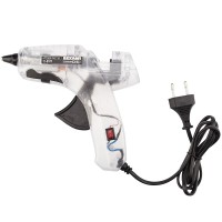 Пистолет клеевой, 60Вт, Ø11мм, ПРОЗРАЧНЫЙ корпус, с кнопкой, блистер REXANT