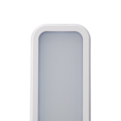 Лампа настольная бестеневая, струбцина, ECO light, 324 SMD LED, диммер, теплый/холодный свет, белая REXANT