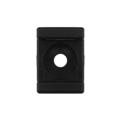 Площадка для крепления стяжки 22x16х4 мм, черная (100 шт/уп) REXANT