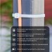 Стяжка кабельная нейлоновая 300x4,8мм, белая (100 шт/уп) REXANT