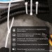 Стяжка кабельная нейлоновая 500x4,8мм, белая (100 шт/уп) REXANT
