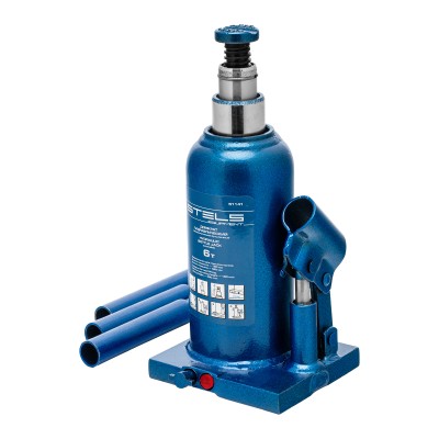 Домкрат гидравлический бутылочный телескопический, 6 т, h подъема 190-480 мм Stels