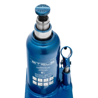 Домкрат гидравлический бутылочный телескопический, 6 т, h подъема 190-480 мм Stels